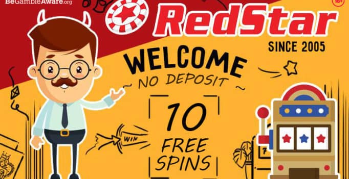 Redstar Casino 10 free spins no deposit